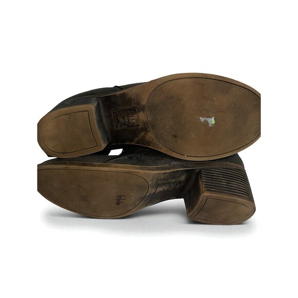 Billabong Faux Leather Side Zip Ankle Boots Size 10 Western Boho Festival - Picture 13 of 13